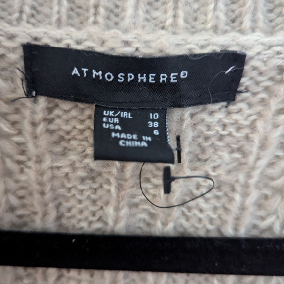 Atmosphere chunky cable knit cardigan US 6 - Picture 9 of 9